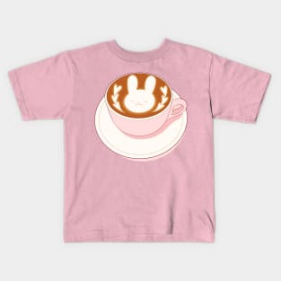 bunny latte Kids T-Shirt